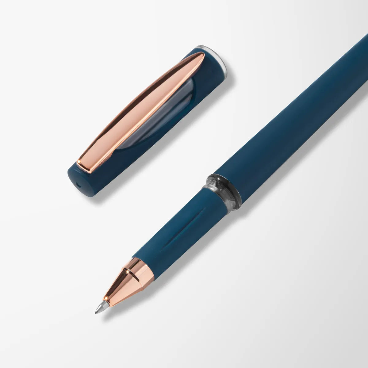 Coastal Athos Gel Pen with Rose Gold Trim