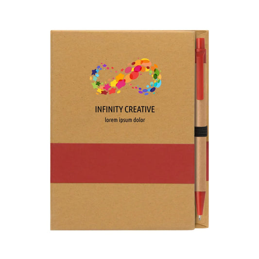 Full Color Stacy Notepad & Pen Set