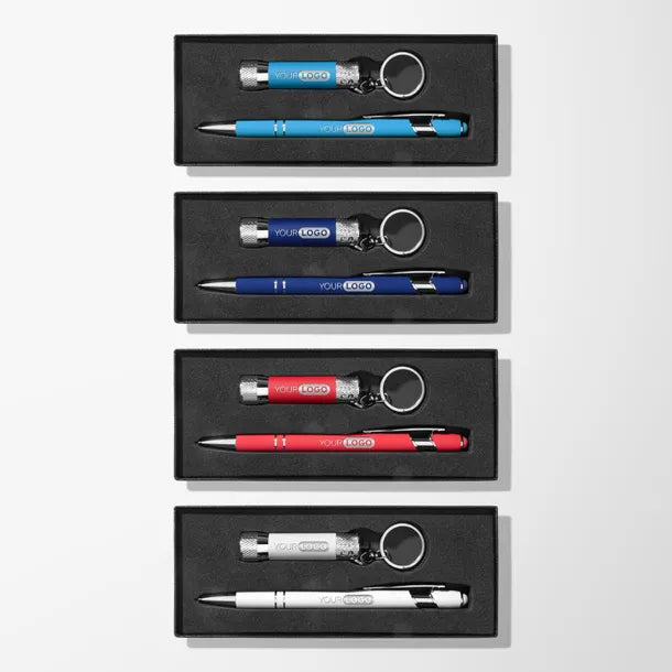 Alpha Soft Touch Bright with Stylus & Flashlight Gift Set