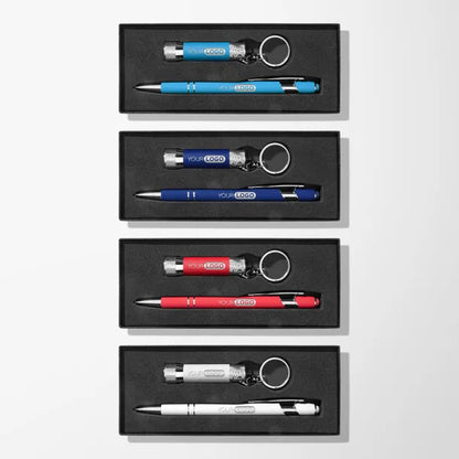 Alpha Soft Touch Bright with Stylus & Flashlight Gift Set