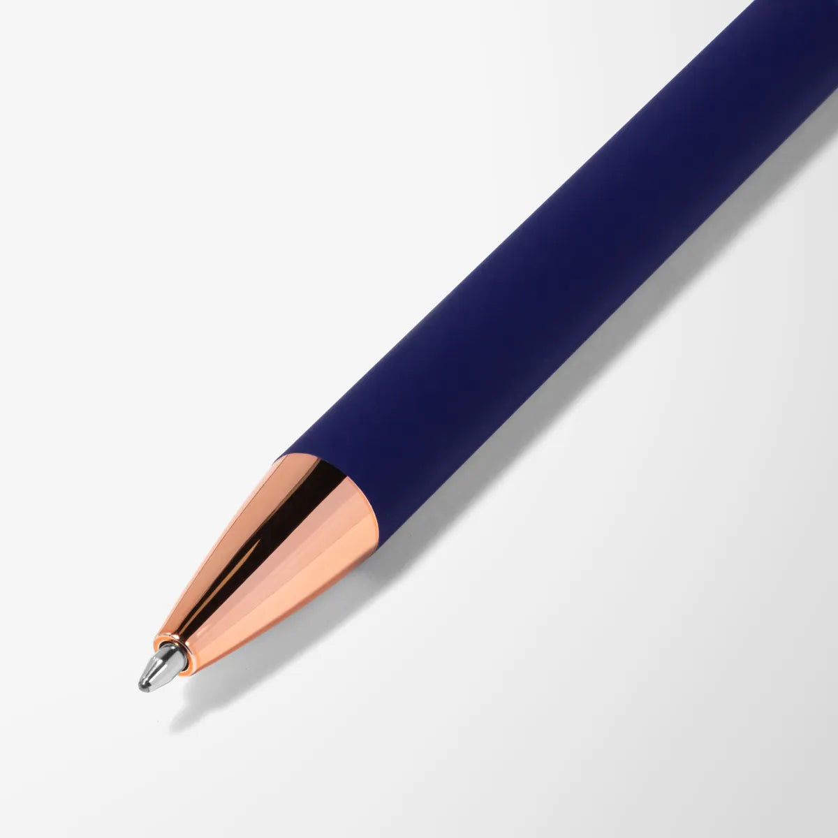 Engraved Recycled Aluminum Alpha Pen with Rose Gold Trim