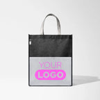 Patterned Rayna RPET Tote Bag with Pocket