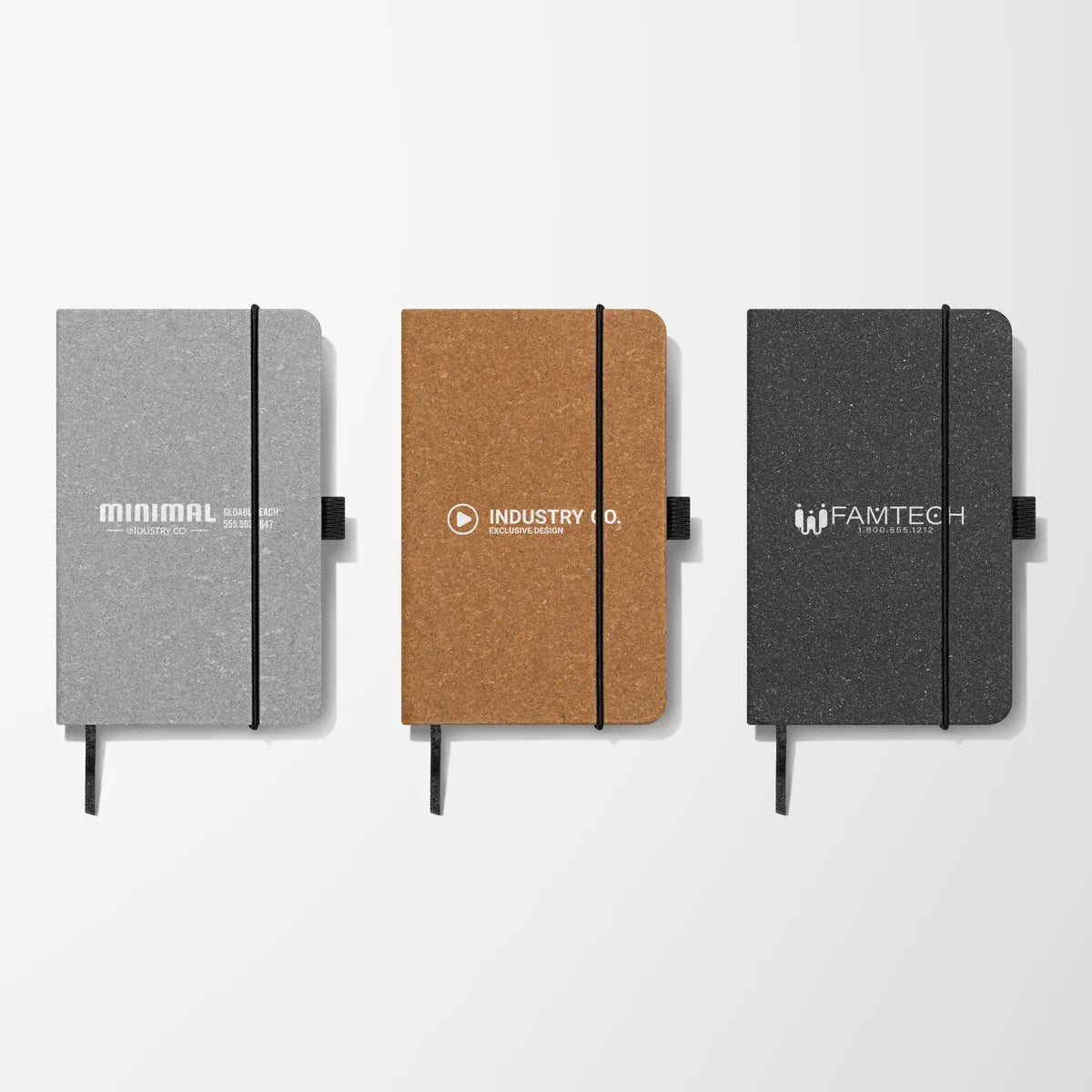 5.5 X 3.5 Palmer Recycled PU Leather Notebook