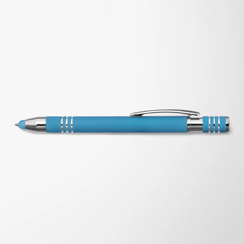 Bright Engraved Soft Touch Maya Stylus Pen