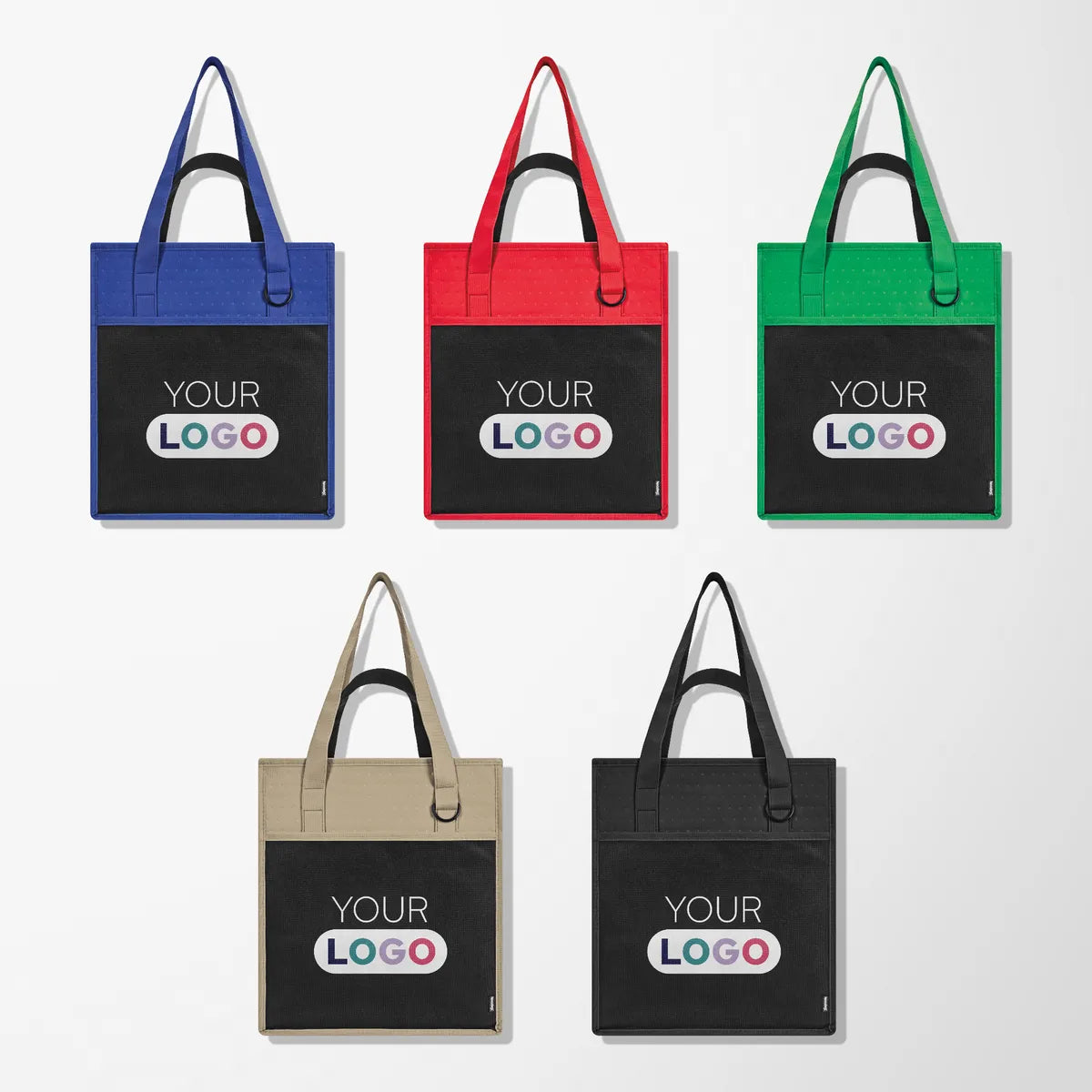 Full Color Koozie® Insulated Supermarket Tote