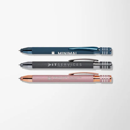Engraved Monochrome Textured Maya Pen