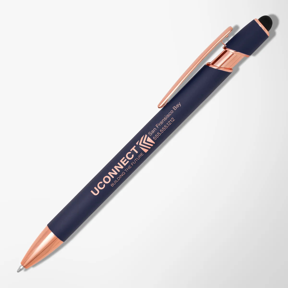 Alpha Stylus Pen with Rose Gold Mirrored Imprint