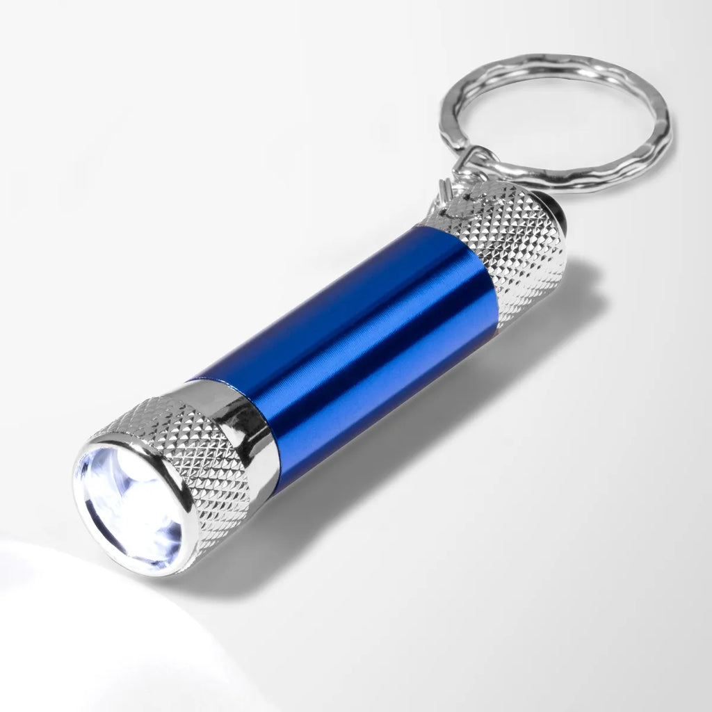 LED Flashlight Key Chain with Color Imprint