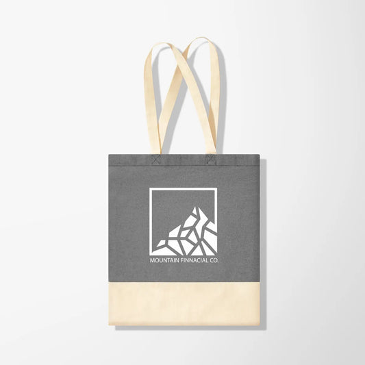 Two-Tone Recycled Cotton Convention Tote