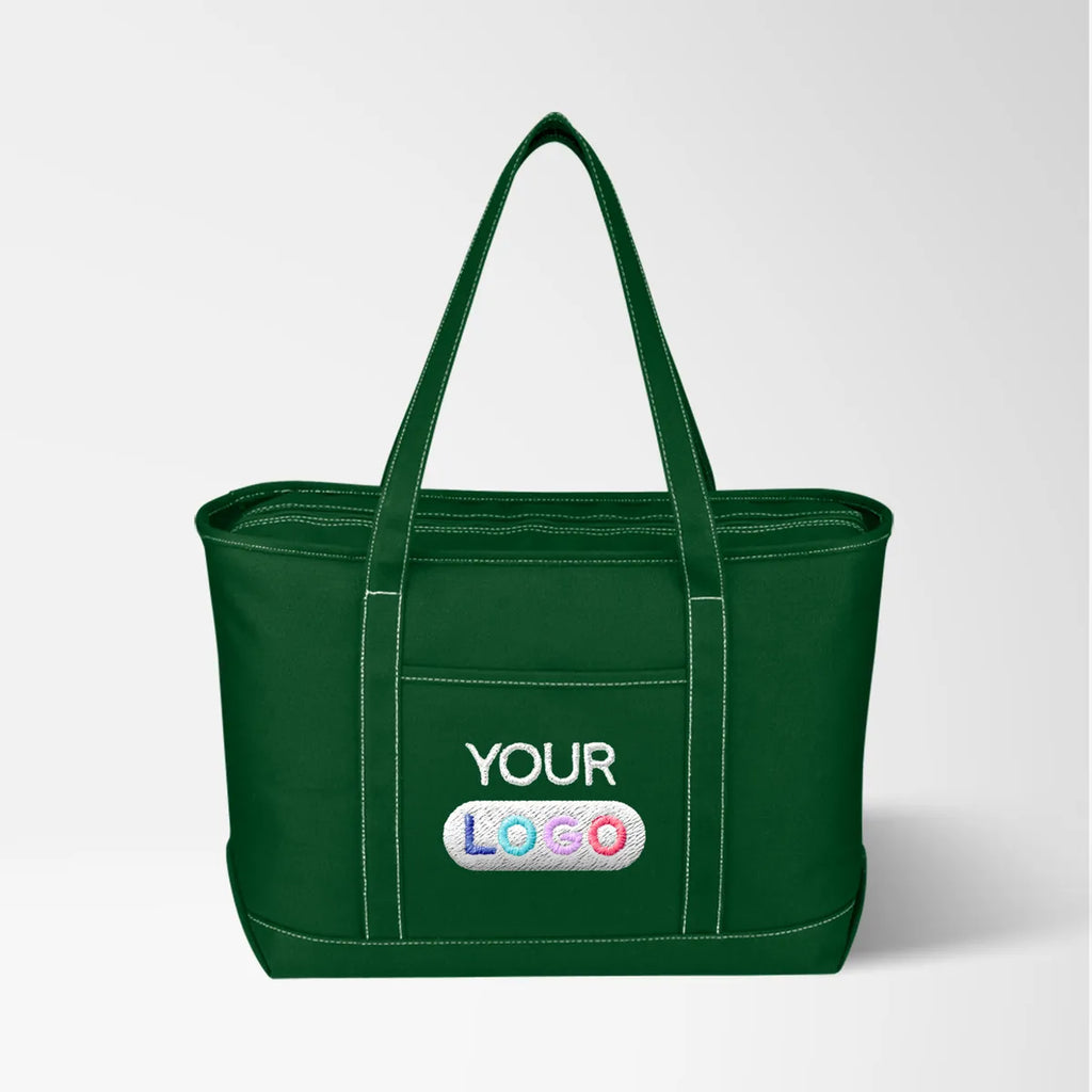 Embroidered Large Atlantis 24 oz. Cotton Canvas Yacht Tote