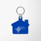 Soft Squeezable Key Tag - House