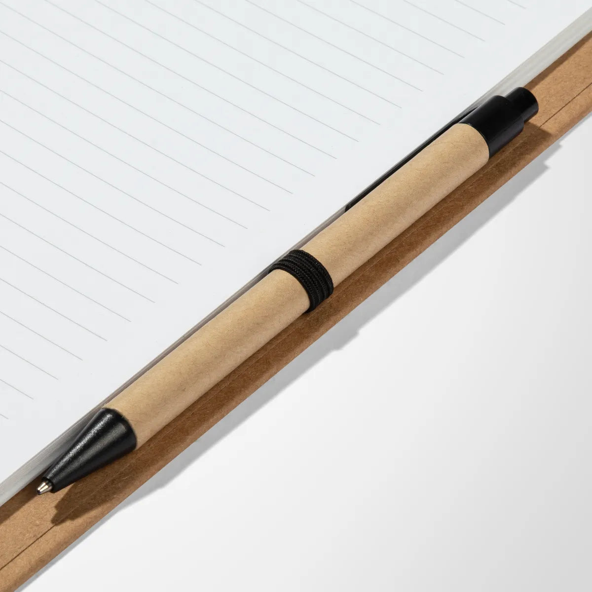 Eco 8.6 X 6.5 Kraft Spiral Notebook and Pen
