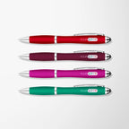 Full Color Metallic Curvaceous Stylus Pen