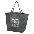 Large Crosshatch Non-Woven Tote Bag