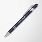 Engraved Alpha Soft Touch Gel Stylus Pen
