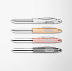 Engraved Mineral Light-Up Ace Stylus Pen
