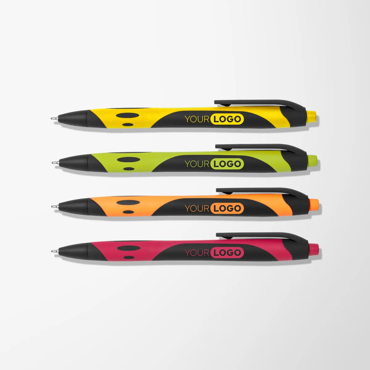 Black Soft Touch Gel Sport Hybrid Ink Pen