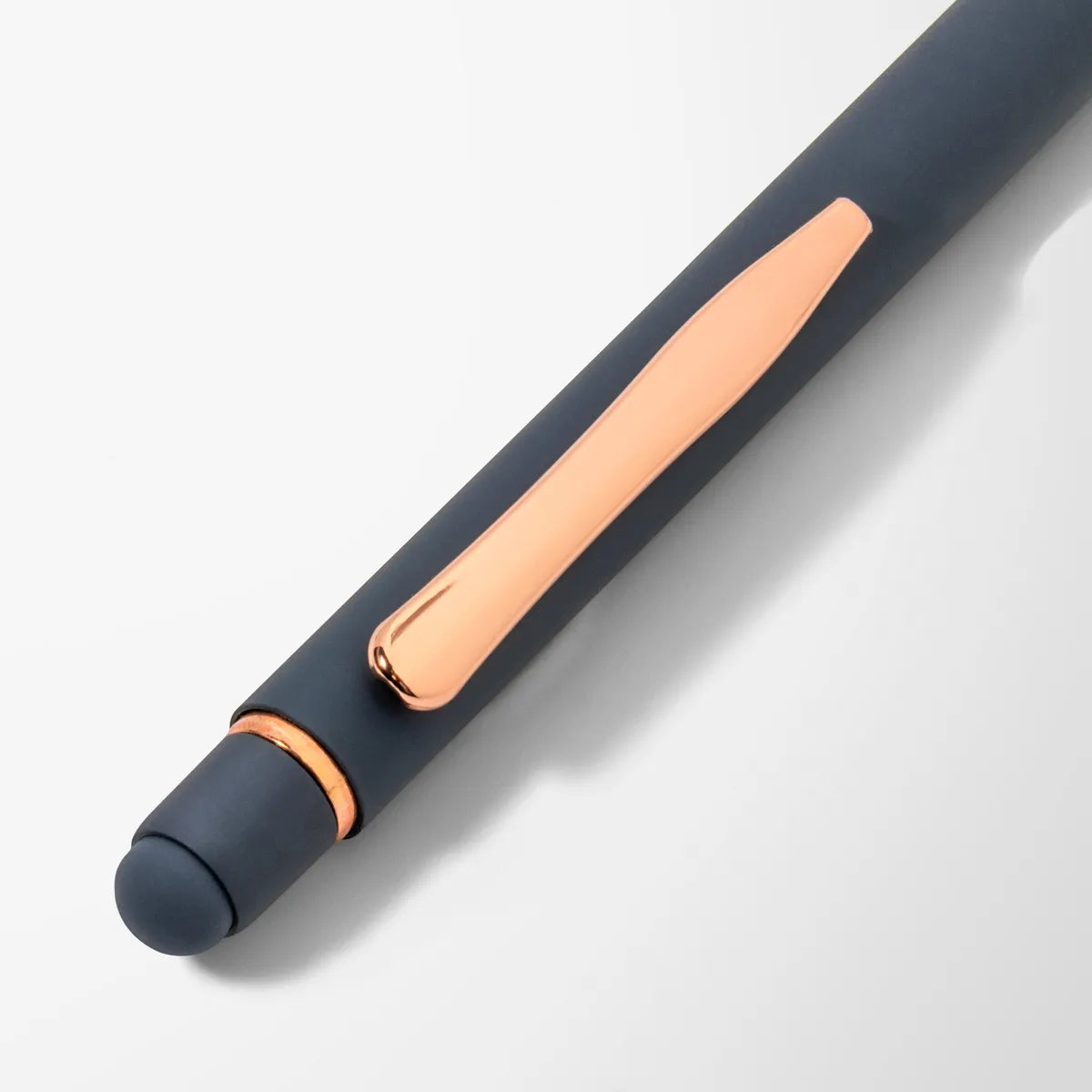 Engraved Aria Gel Pen with Rose Gold Trim