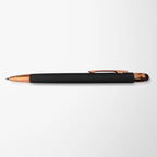 Engraved Soft Touch Joni Pen with Rose Gold Trim