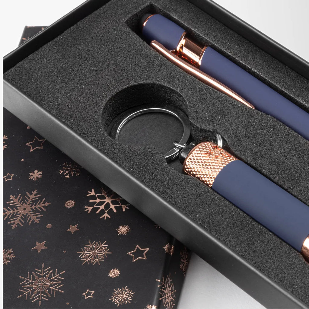 Rose Gold Alpha Gift Set in Snowflake Box