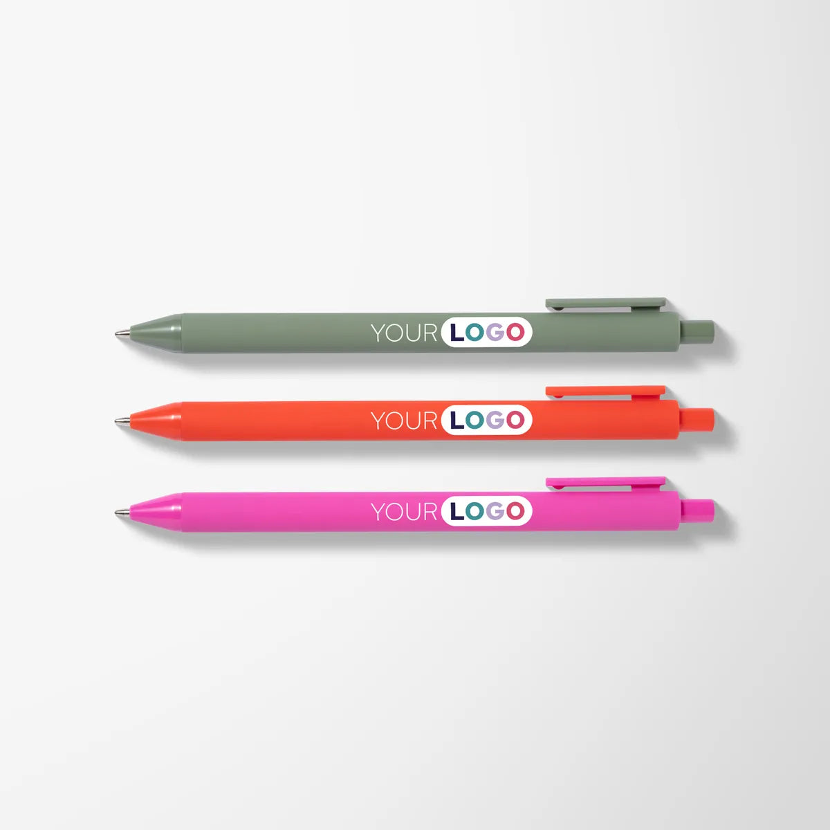 Full Color Soft Touch Recycled Jotter Pen