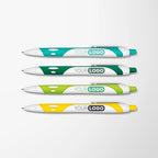 White Soft Touch Gel Sport Hybrid Ink Pen