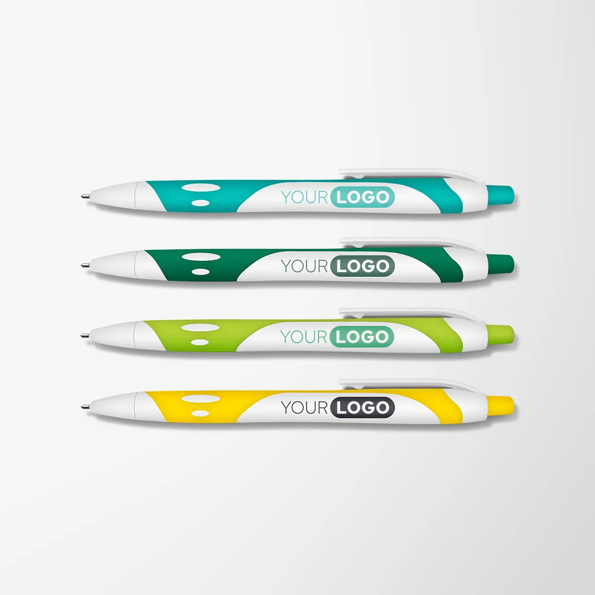 White Soft Touch Gel Sport Hybrid Ink Pen