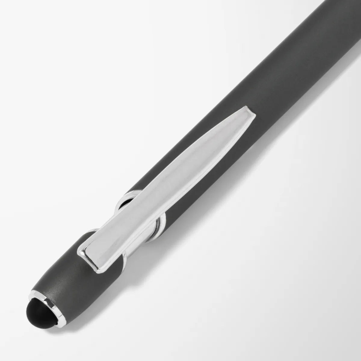 Engraved Mineral Alpha Soft Touch Stylus Pen