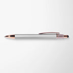 Engraved Croix Fidget Stylus Pen with Rose Gold Trim