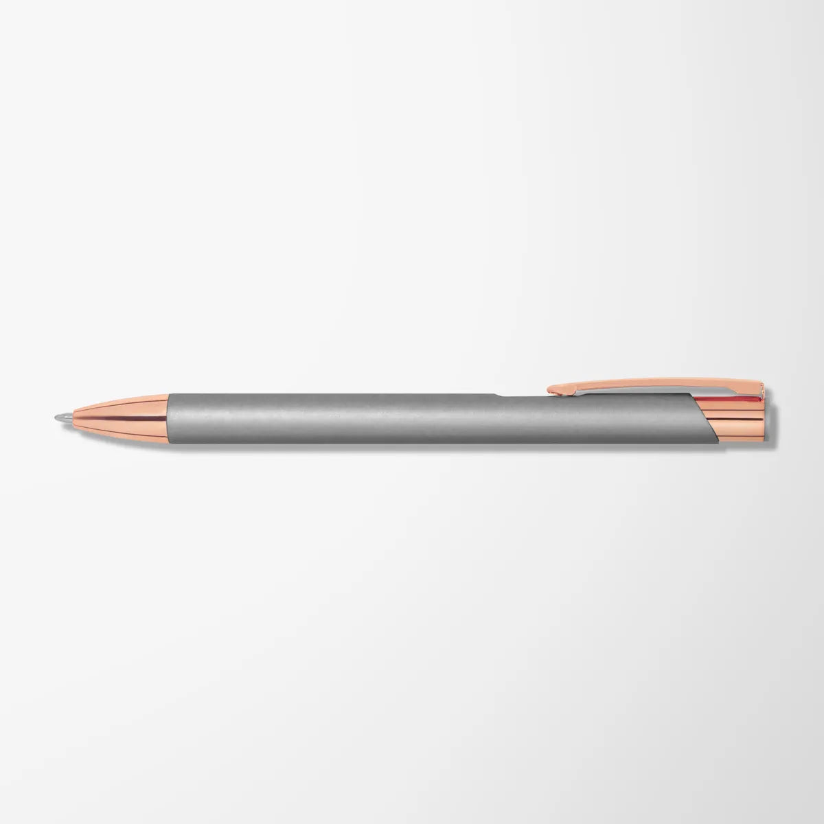 Engraved Soft Touch Paragon Pen with Rose Gold Trim