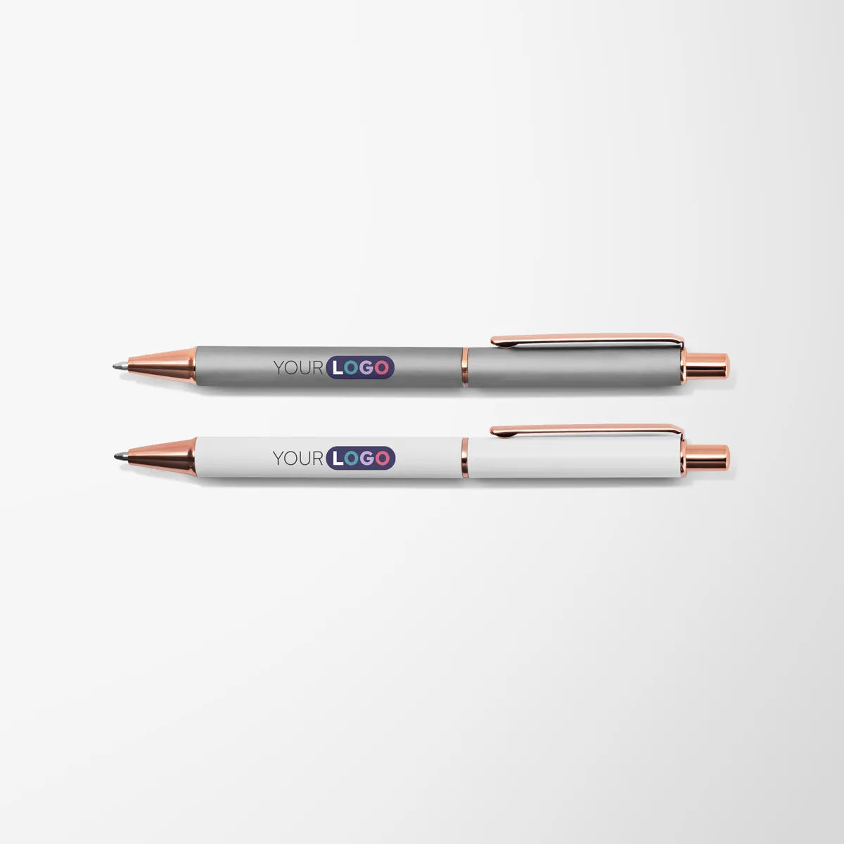 Full Color Mineral Capri Pen with Rose Gold Trim