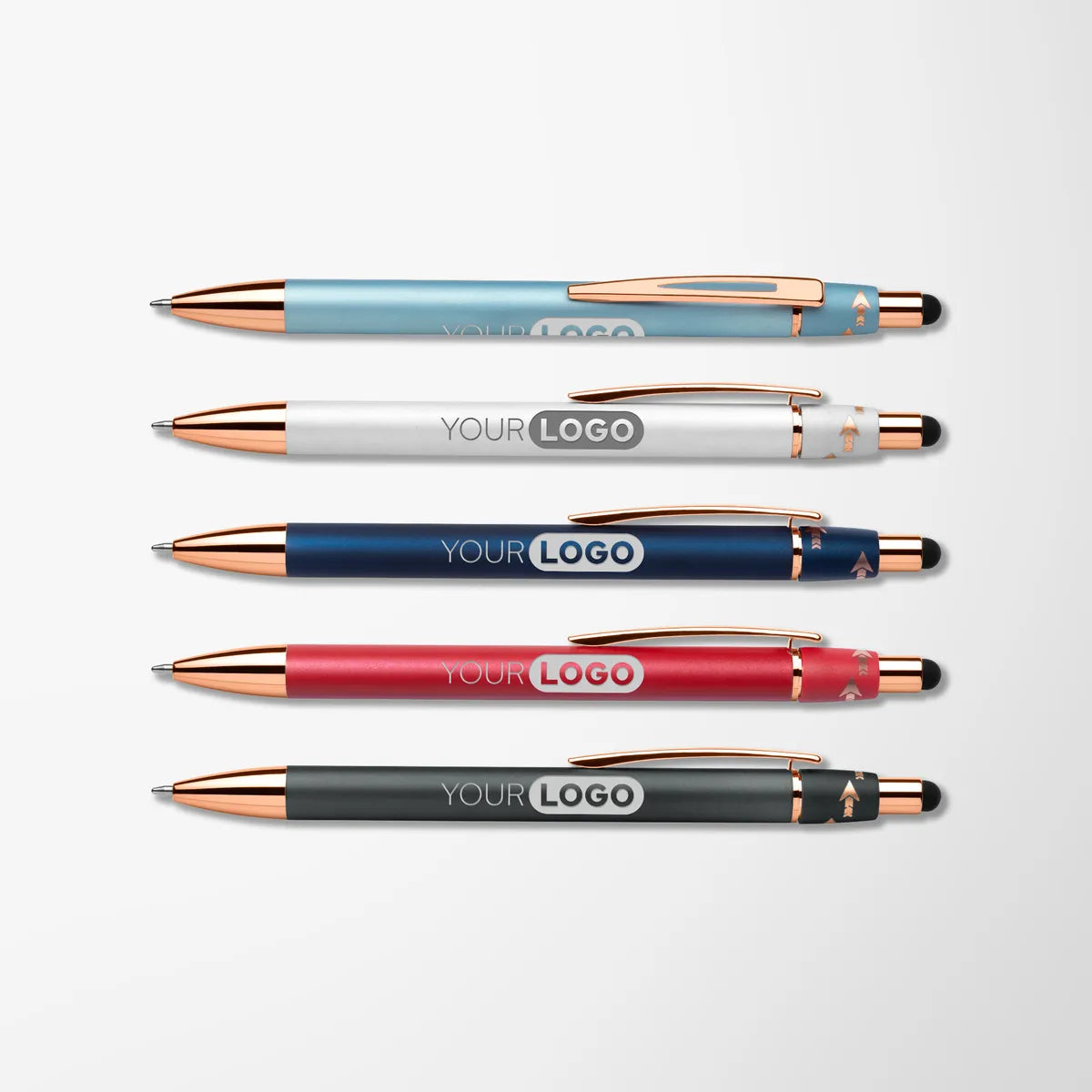 Engraved Pearlized Gyro Fidget Stylus Pen