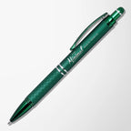 Engraved Monochrome Soft Touch Diamond Stylus Pen