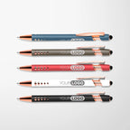 Engraved Alpha Stylus Pen with Geometric Design