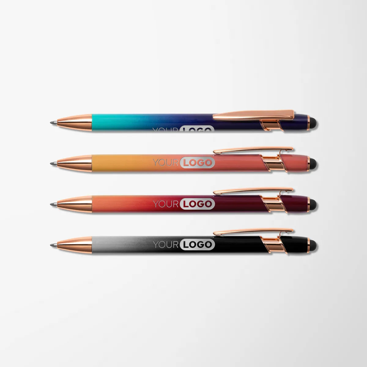 Ombré Alpha Pen with Rose Gold Trim