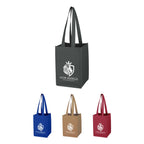 Non-Woven 4-Bottle Wine Tote