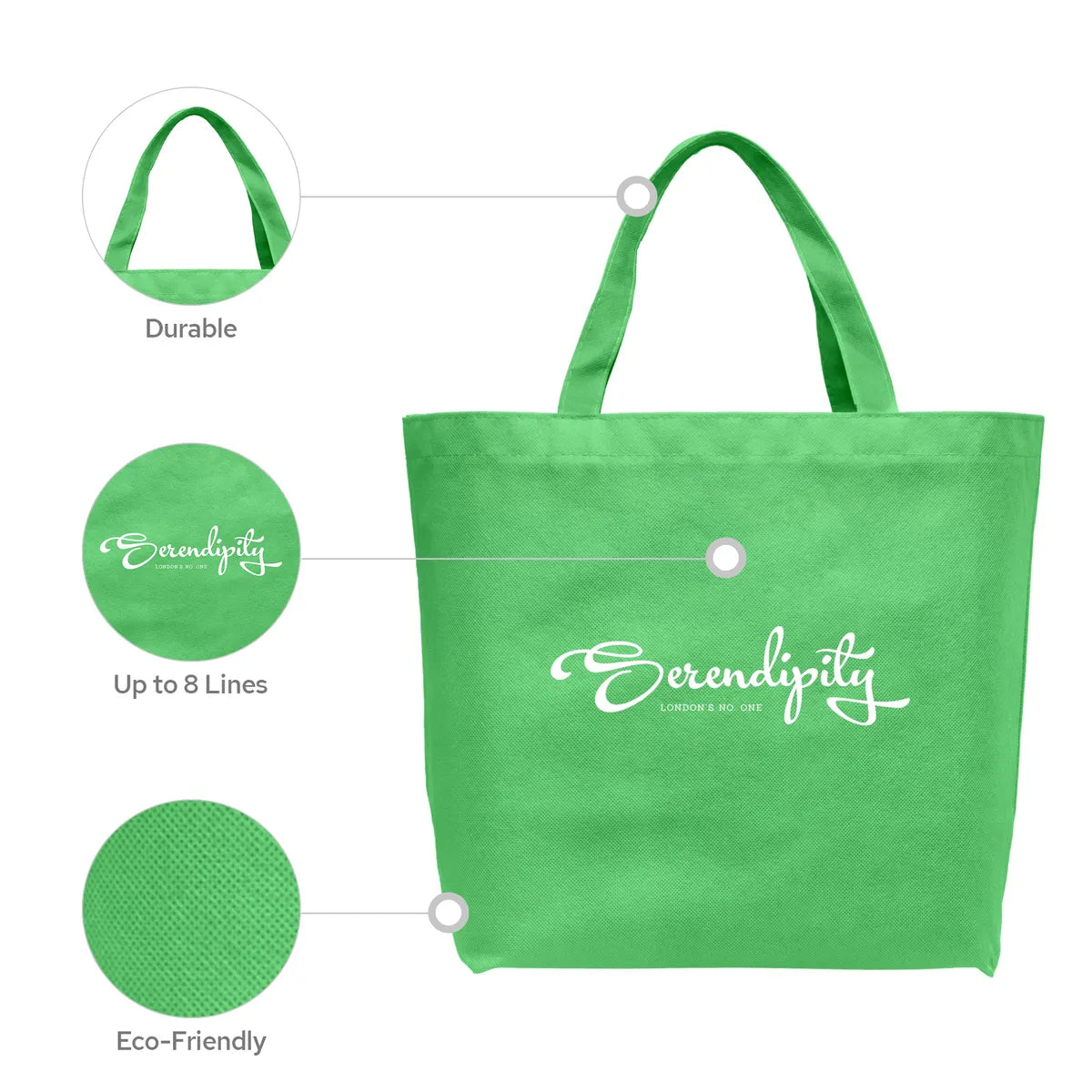 Water-Resistant Budget Shopper Tote