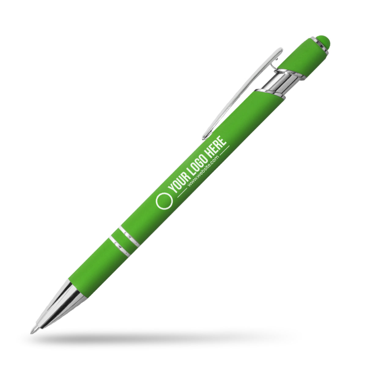 Lumos Stylus Soft Touch Pen with stylus - Green / Black / Rubber stationary