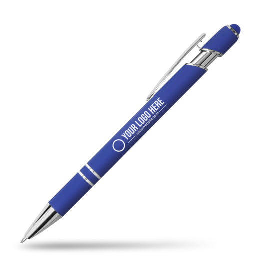 Blue coloured ballpoint pen