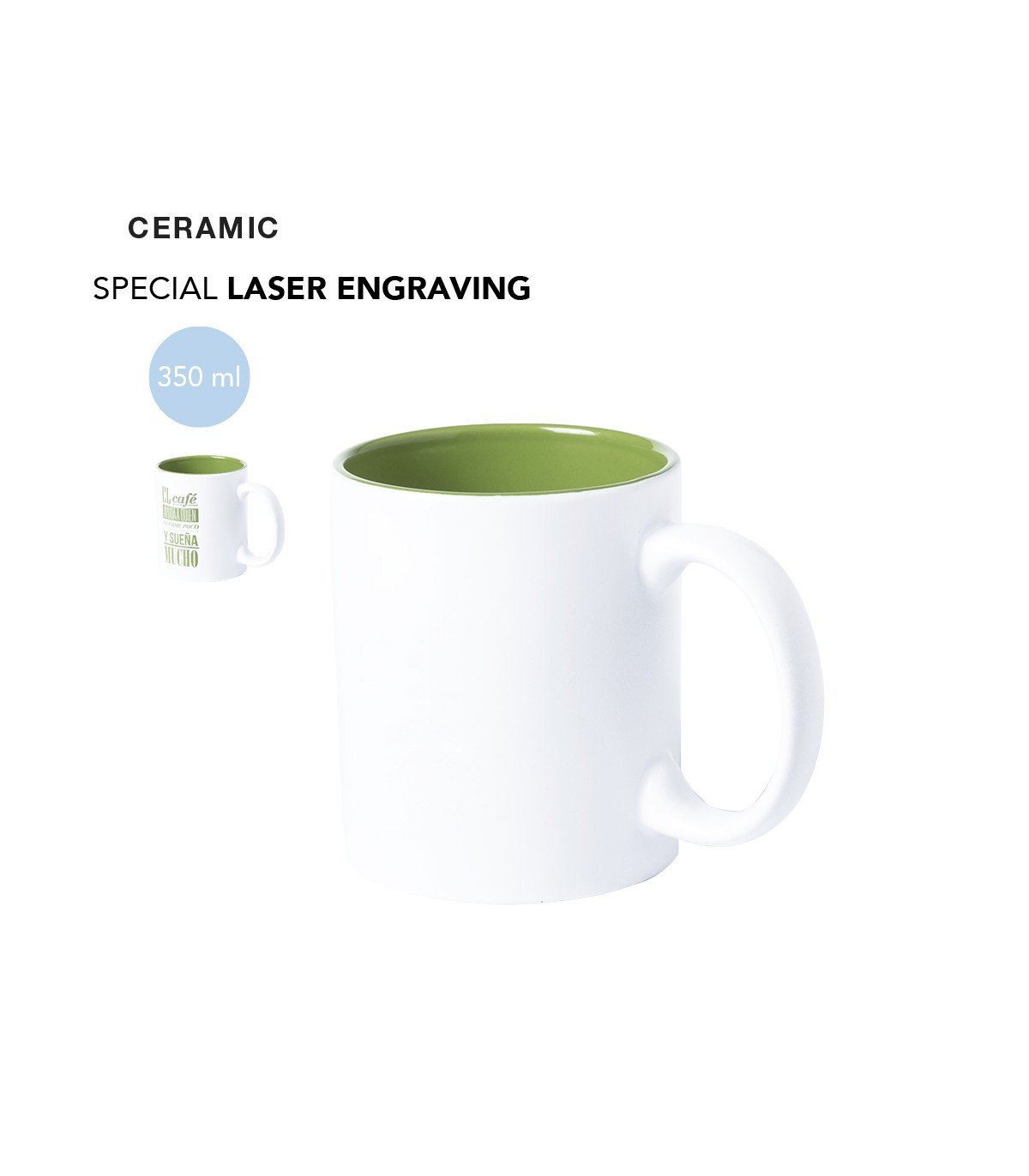 Kulmer Mug 350ml - High Quality Ceramic for Laser Marking - PromoShark