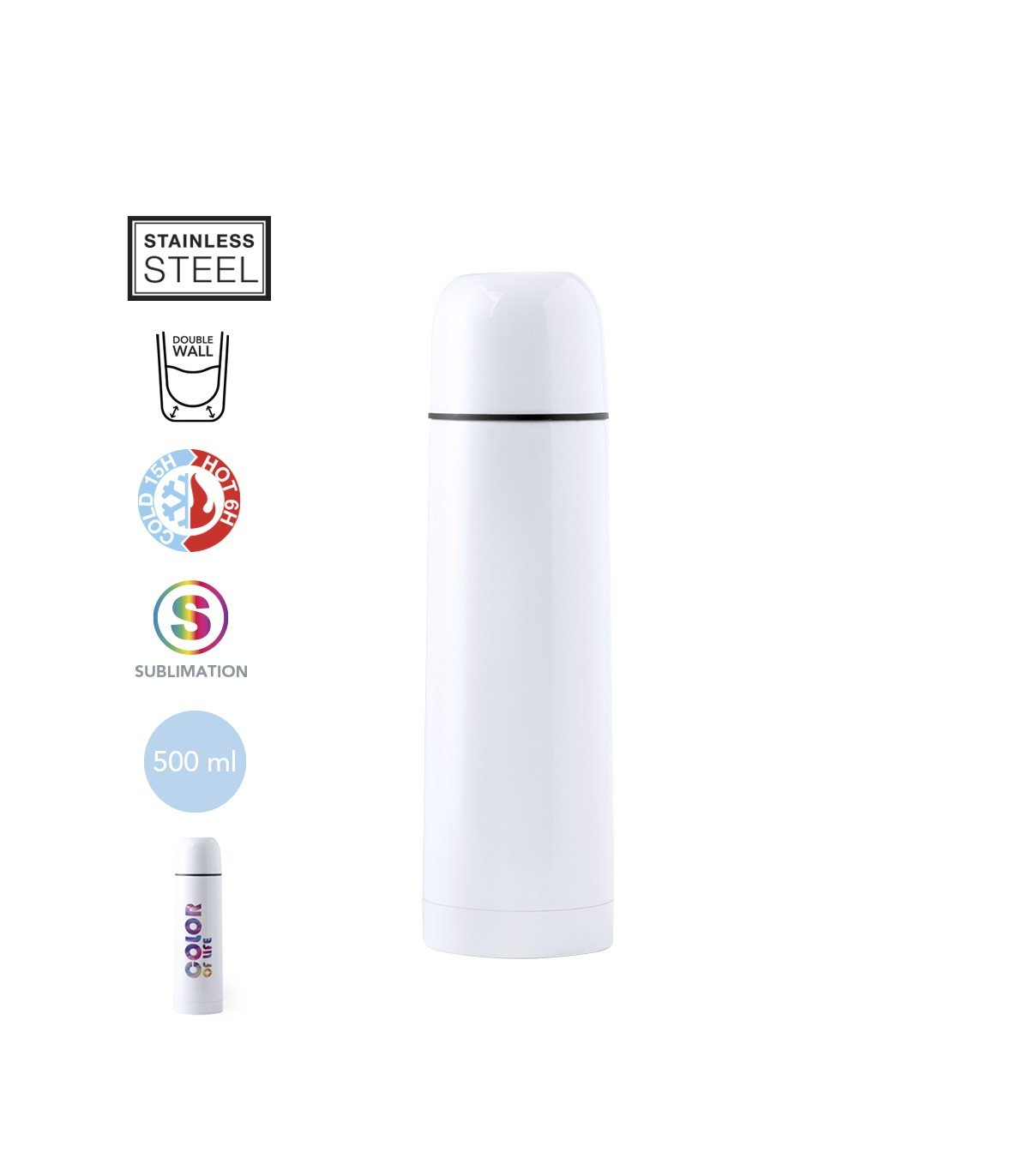Sublimation Vacuum Flask Cleikon